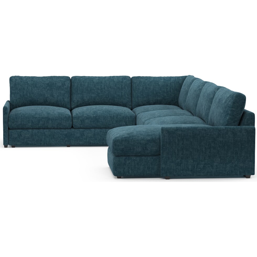 jasper blue sectional   