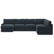 jasper blue sectional   