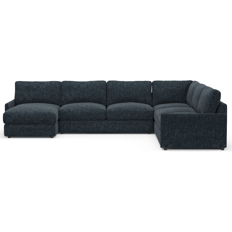 jasper blue sectional   