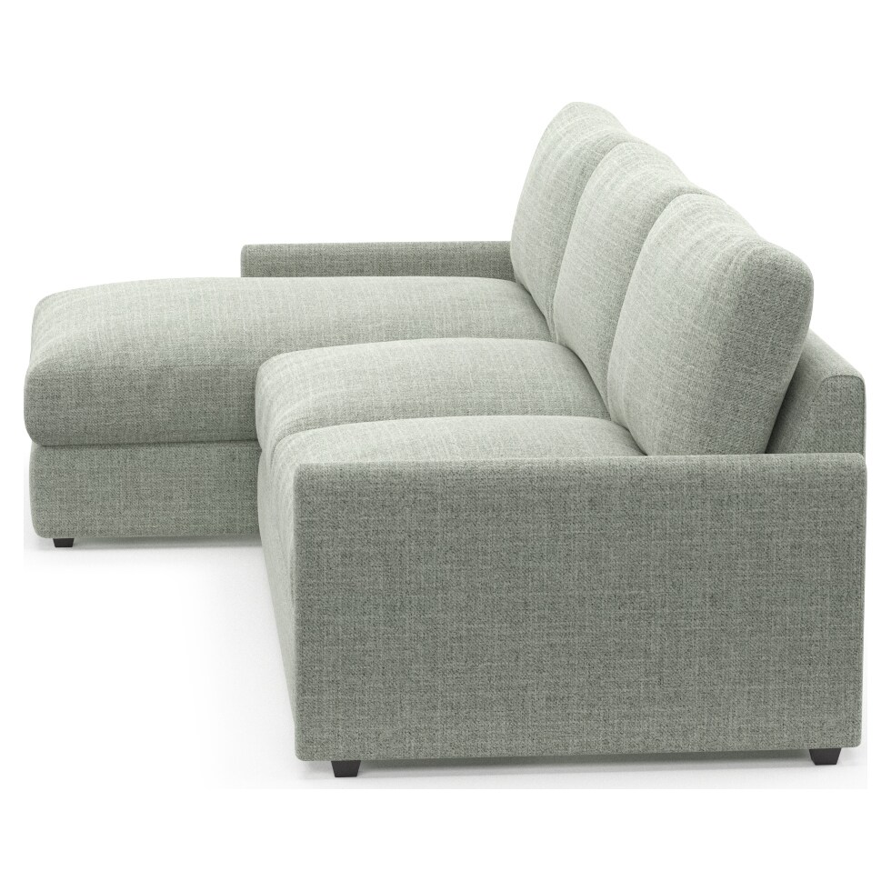 jasper blue sectional   