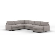jasper curious silver pine  pc sectional   