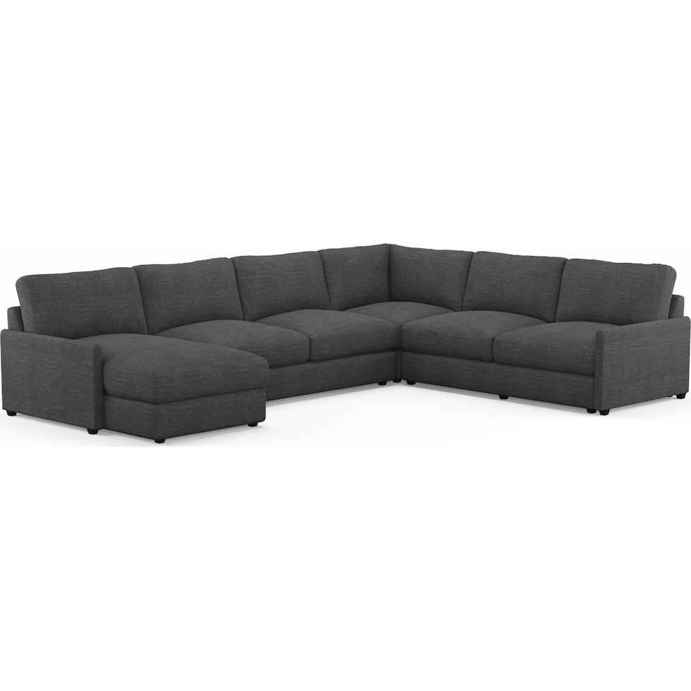 jasper gray sectional   