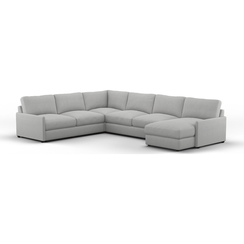 jasper gray sectional   