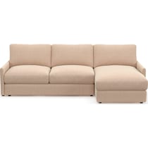 jasper orange sectional   