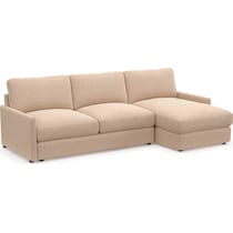 jasper orange sectional   
