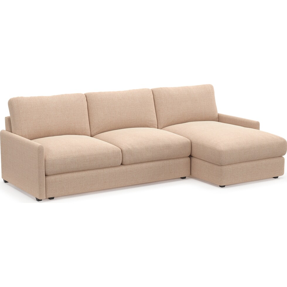 jasper orange sectional   