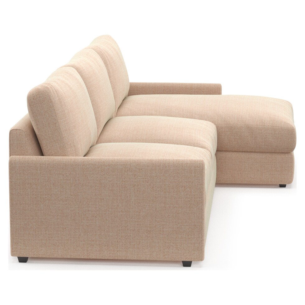 jasper orange sectional   