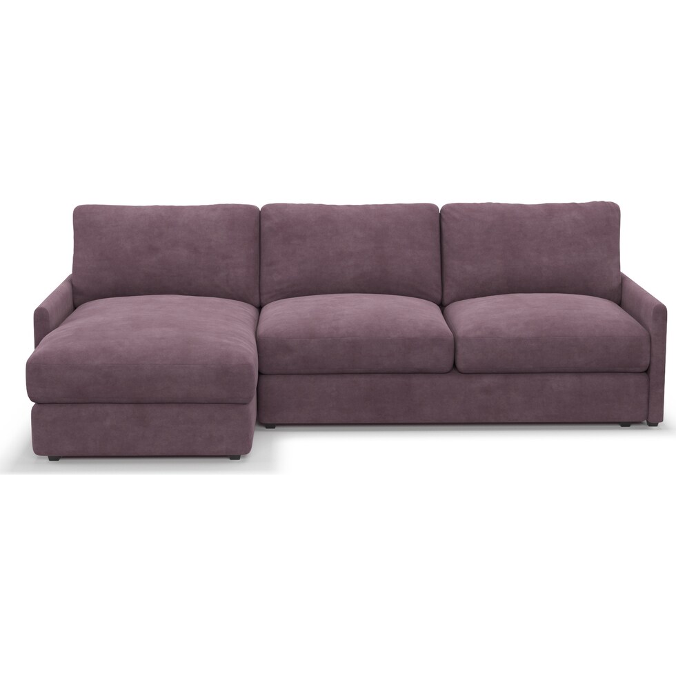 jasper purple sectional   