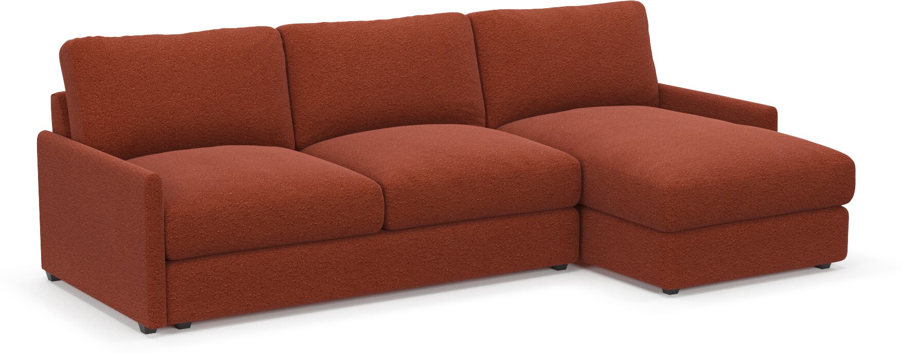 Jasper Hybrid Comfort 2Piece Sectional with RightFacing Chaise