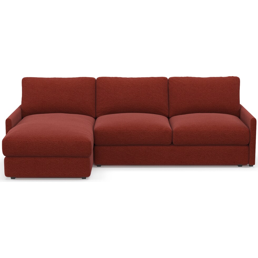 jasper red sectional   