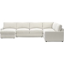 jasper white sectional   
