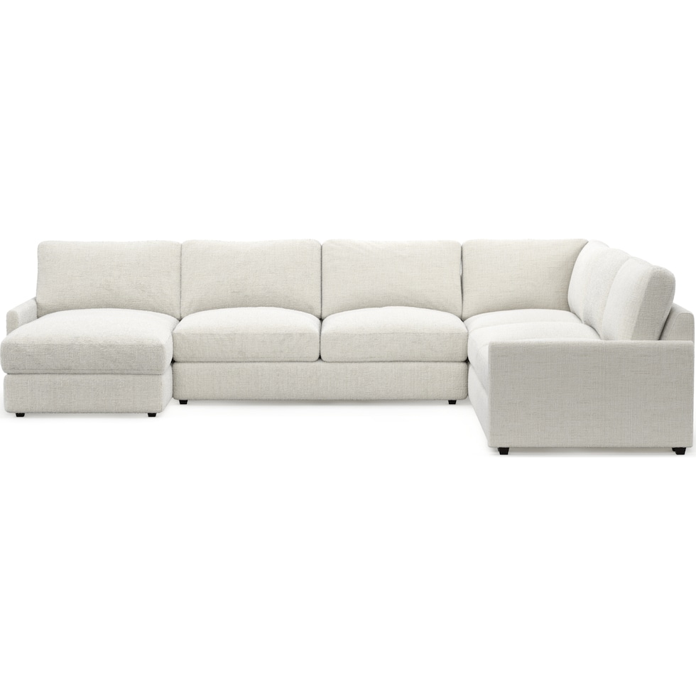 jasper white sectional   
