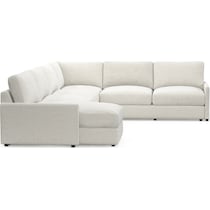 jasper white sectional   