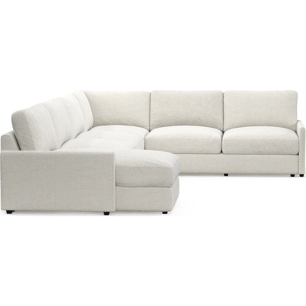 jasper white sectional   