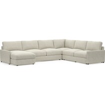 jasper white sectional   
