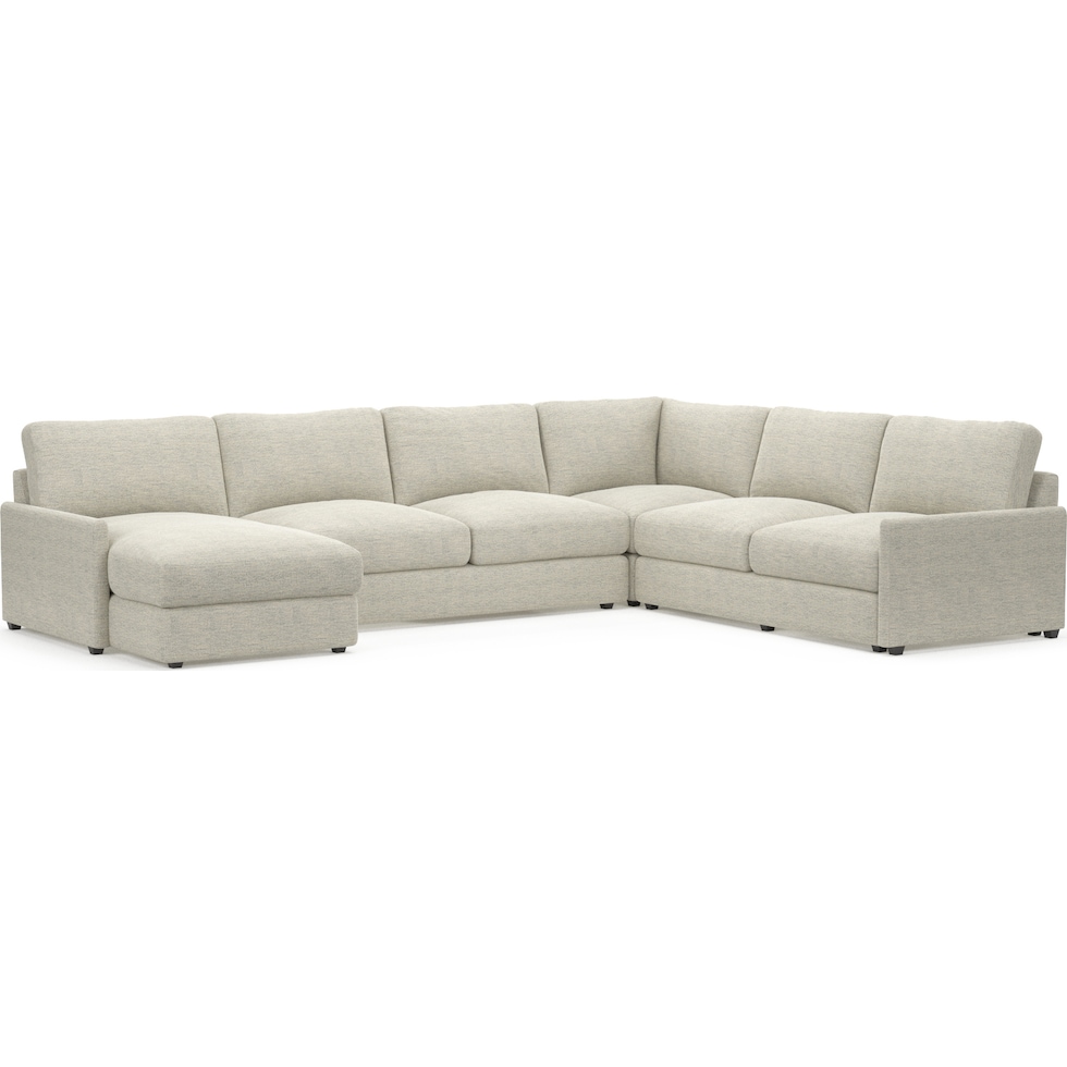 jasper white sectional   
