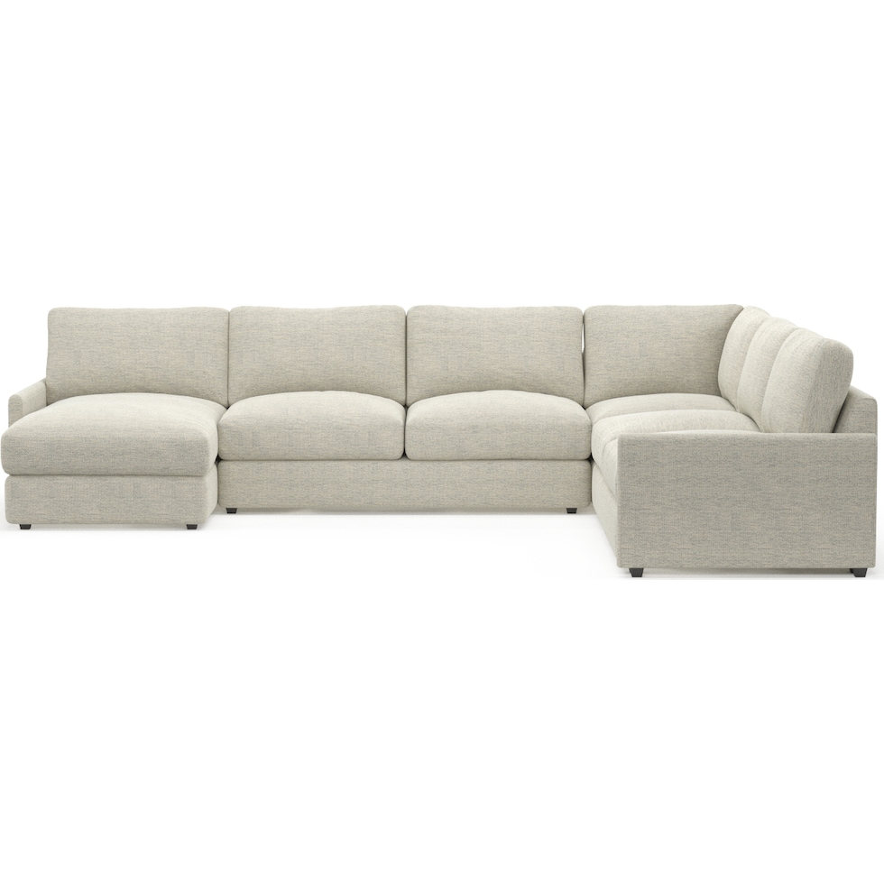 jasper white sectional   