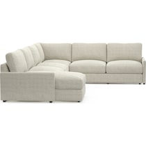 jasper white sectional   