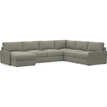 jasper white sectional   