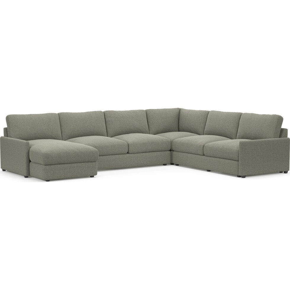 jasper white sectional   