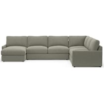 jasper white sectional   