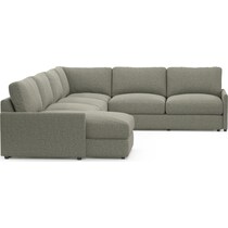 jasper white sectional   