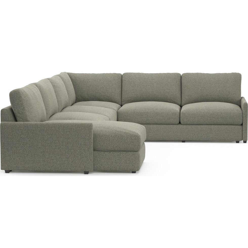 jasper white sectional   