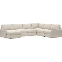 jasper white sectional   