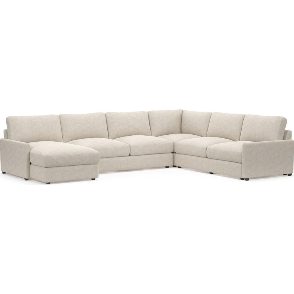 jasper white sectional   