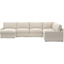 jasper white sectional   