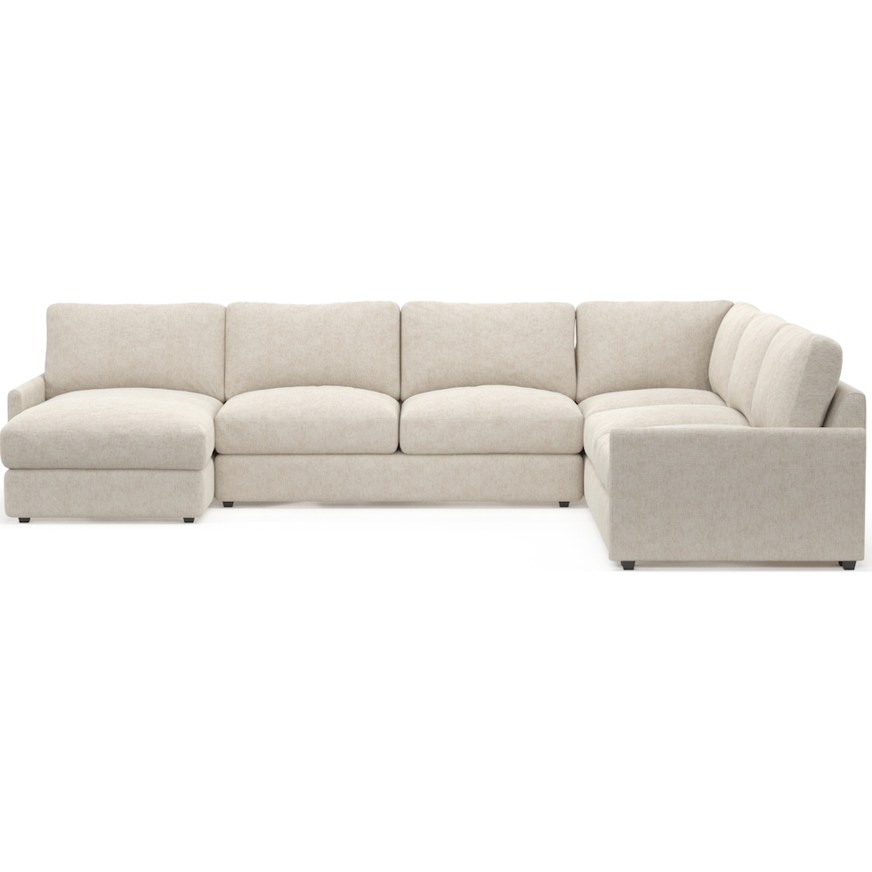 jasper white sectional   