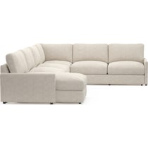 jasper white sectional   