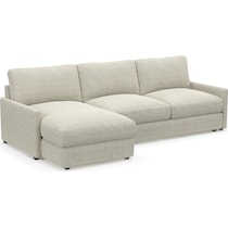 jasper white sectional   