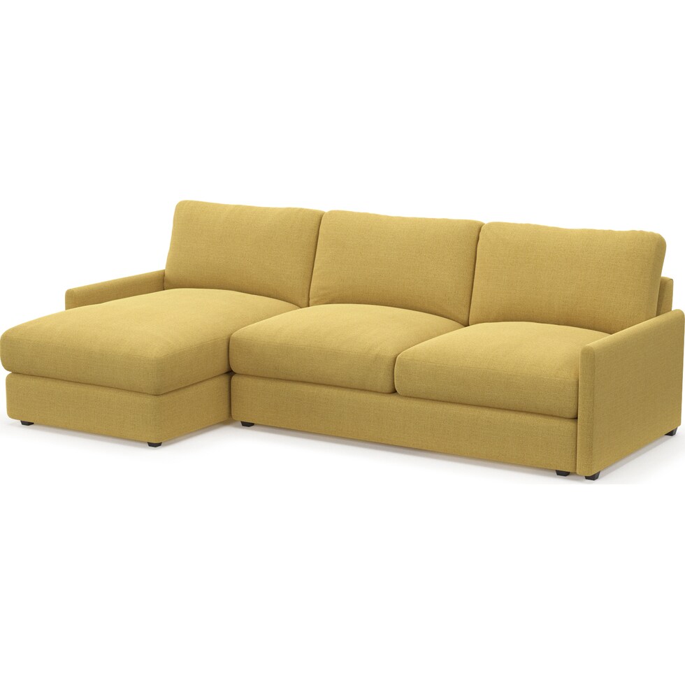 jasper yellow sectional   