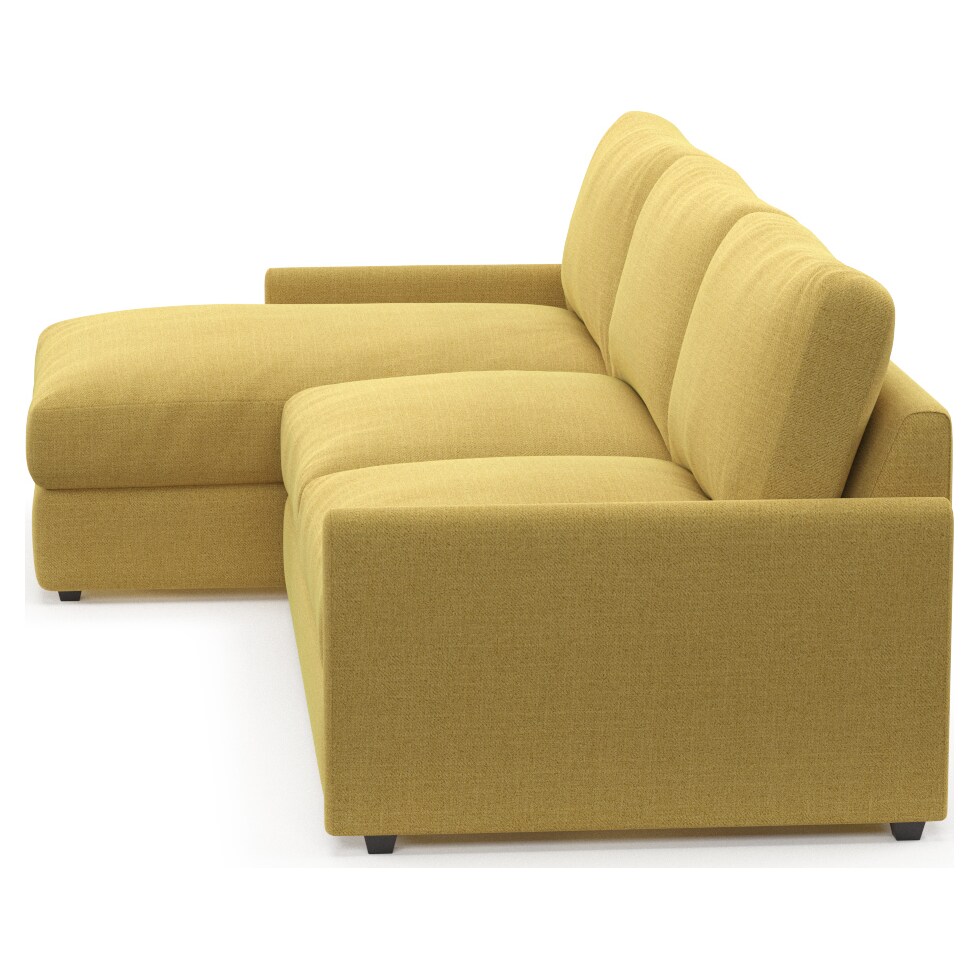 jasper yellow sectional   