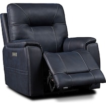 jax blue recliner   