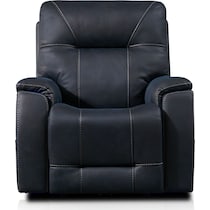 jax blue recliner   