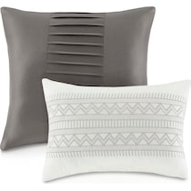 jaycee gray king bedding set   