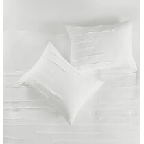 jaycee white king bedding set   