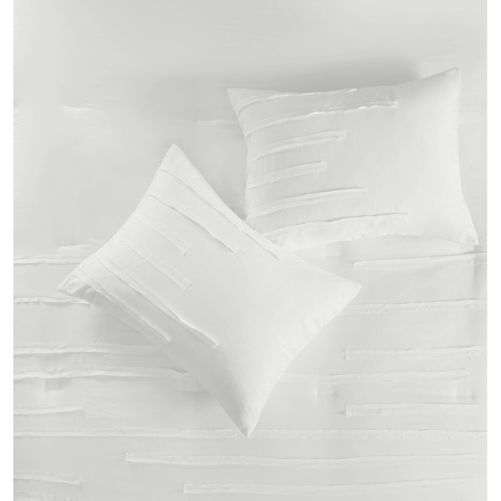 jaycee white king bedding set   