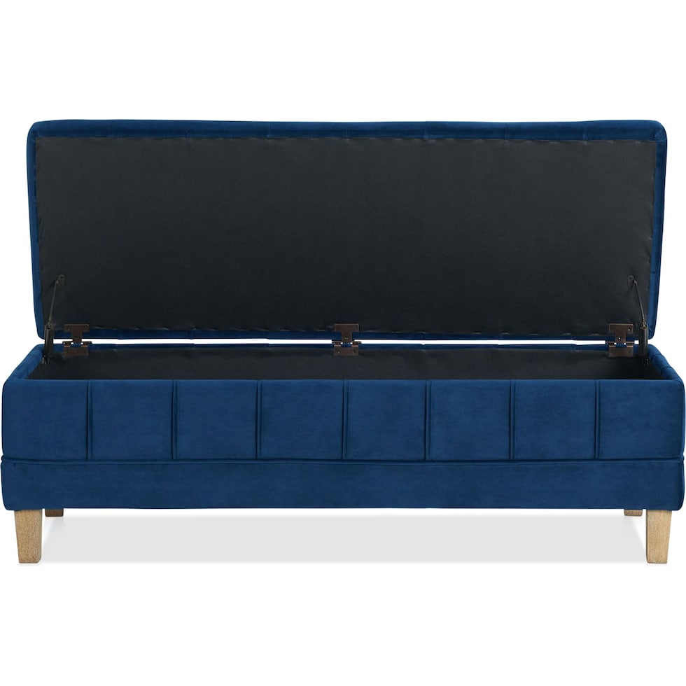 jayde blue ottoman   