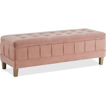 jayde pink ottoman   