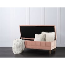 jayde pink ottoman   