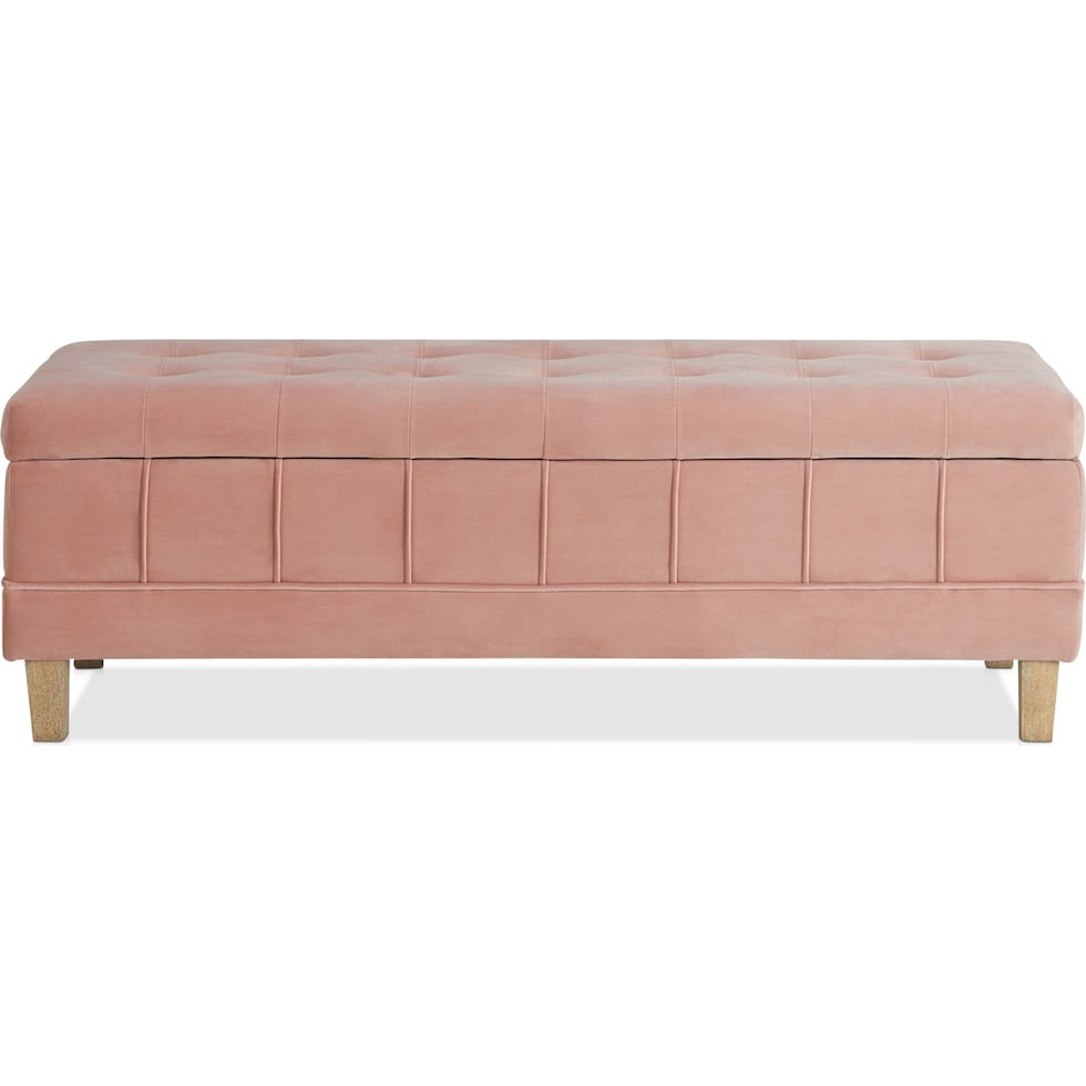 jayde pink ottoman   