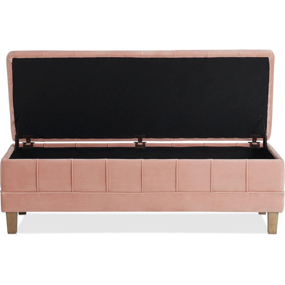 jayde pink ottoman   