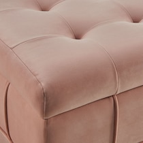 jayde pink ottoman   