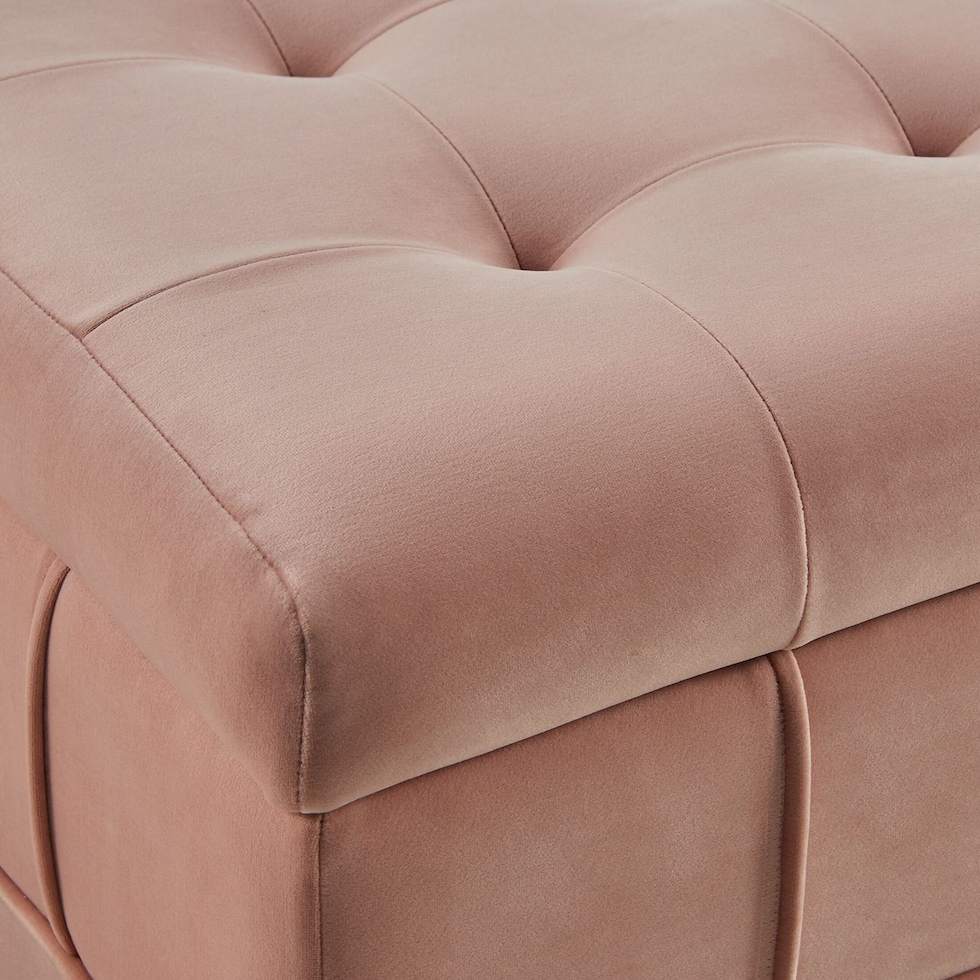 jayde pink ottoman   