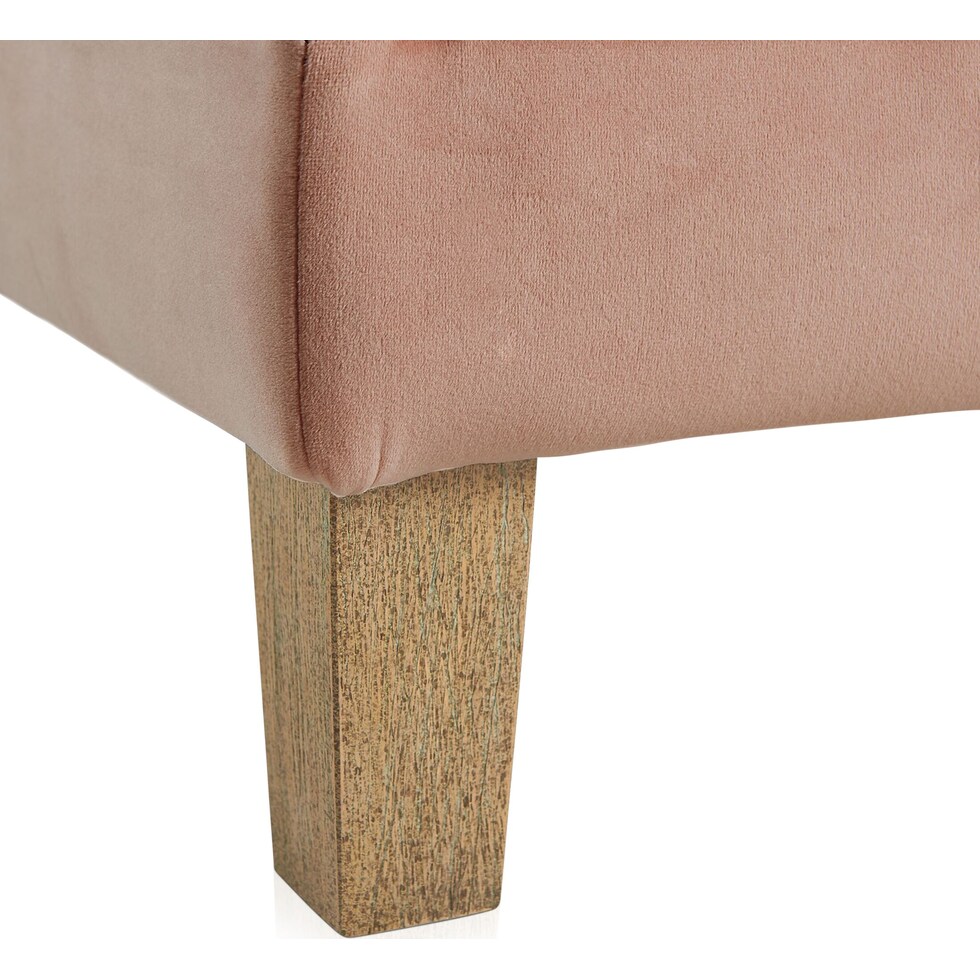jayde pink ottoman   