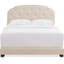 jayla beige queen bed   