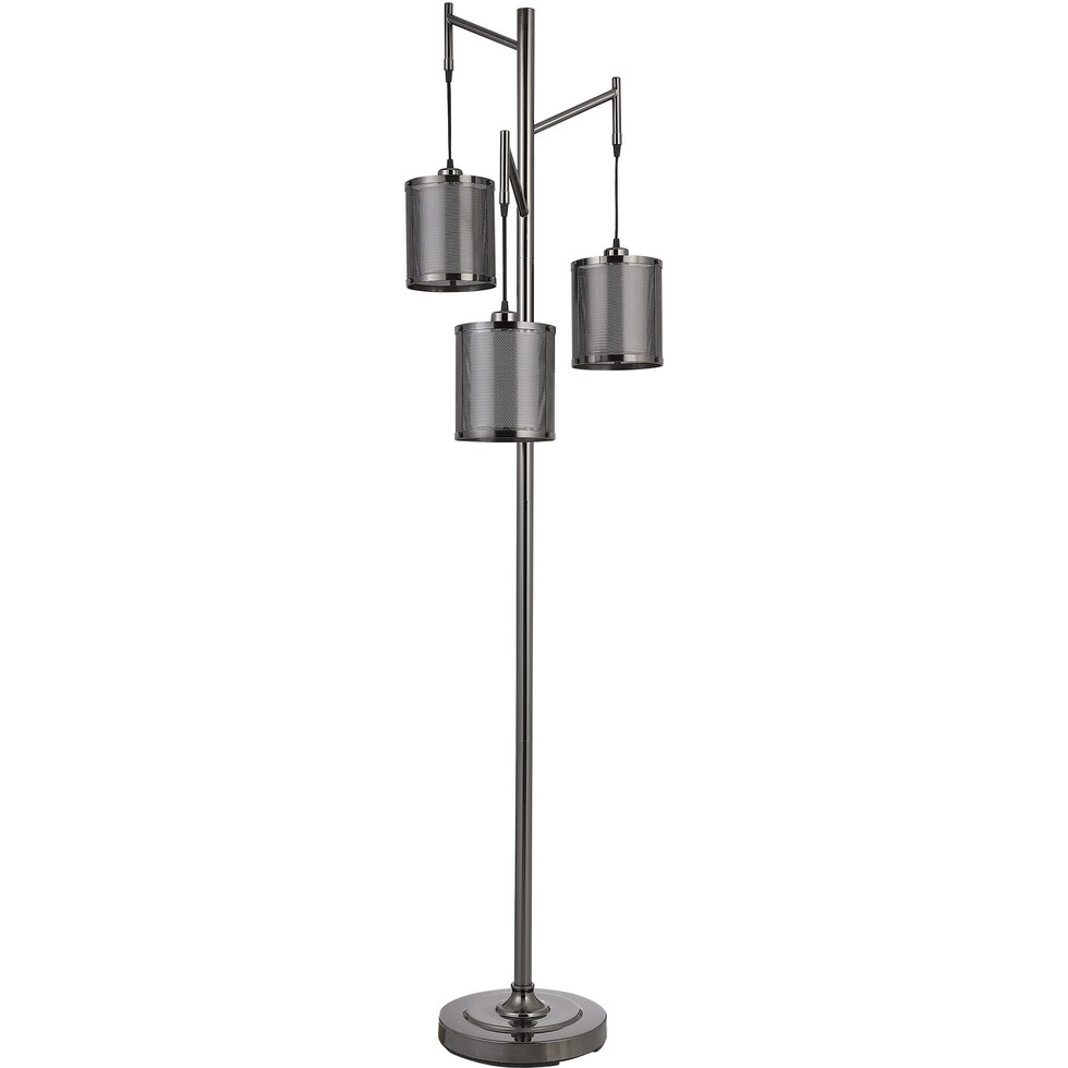 jazmin dark brown floor lamp   
